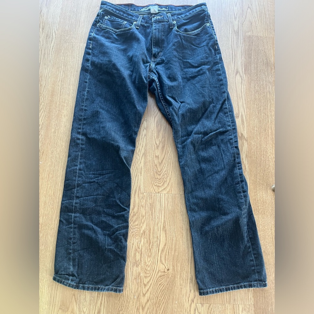 Straight leg jeans
